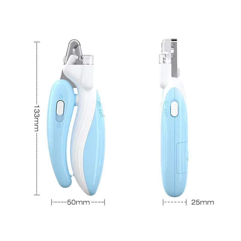 PetTrim Pro™ Nail Clippers with LED Light, Suitable for cats & dogs